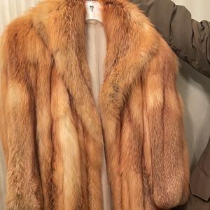 Long fur coat